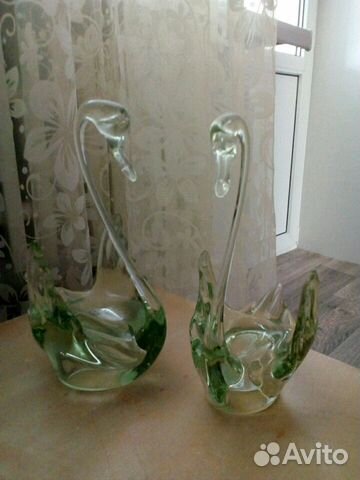 Лебеди хрустальные для свадьбы