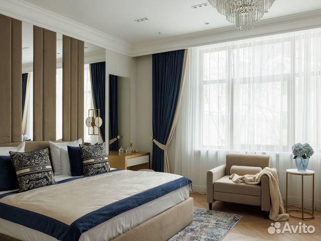 

Квартира-студия в апарт-отеле, 45 м², 2 кровати
