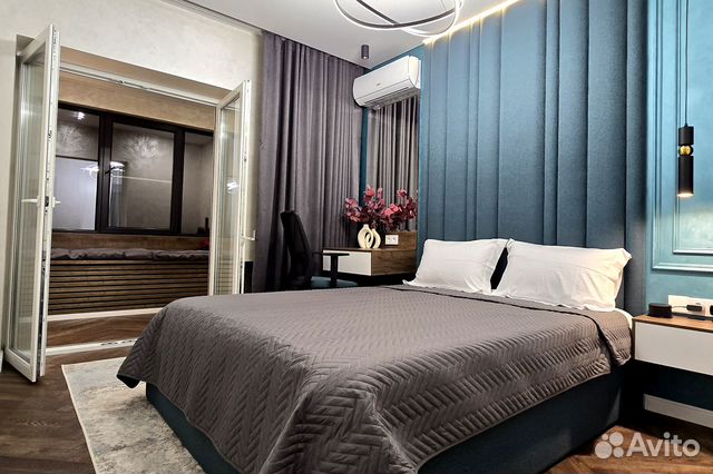 

1-к. квартира, 43 м², 2 кровати