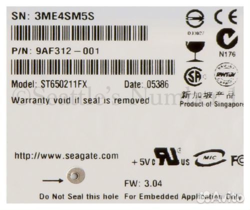 Seagate 5GB ST1 диск жесткий диск микро жесткий 1