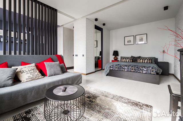 

Квартира-студия, 41 м², 2 кровати