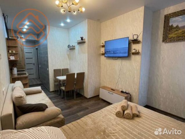 

Квартира-студия, 25 м², 2 кровати