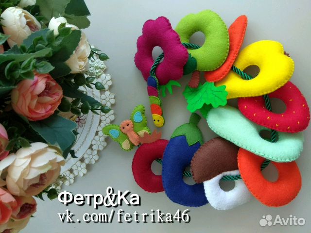 Развивающая игрушка Голодная гусеница