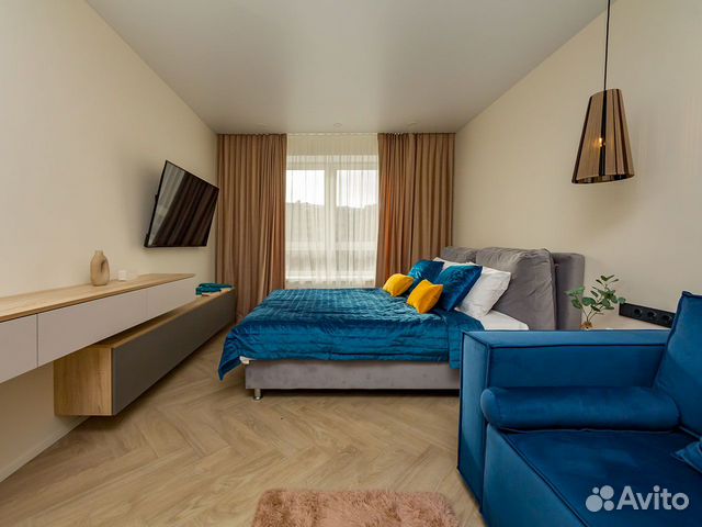 

1-к. квартира, 38 м², 2 кровати