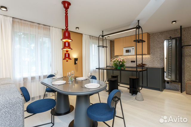 

1-к. квартира, 55 м², 2 кровати