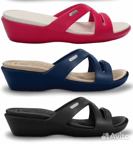 Шлепанцы сандалии Crocs Patricia 34 - 42 р. 3 цвет
