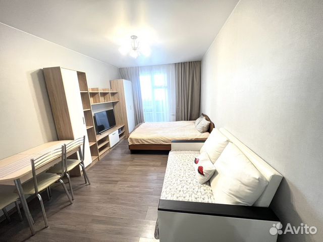 

Квартира-студия, 24 м², 2 кровати