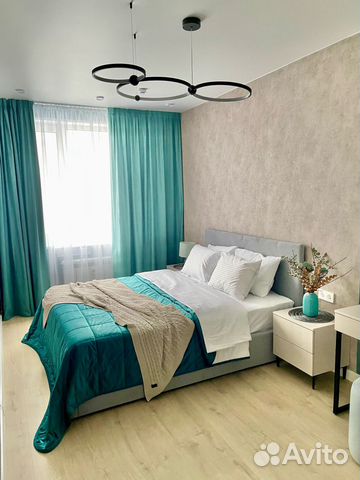 

1-к. квартира, 52 м², 2 кровати
