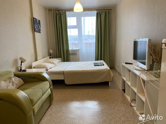 

Квартира-студия, 32 м², 2 кровати