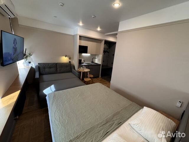 

Квартира-студия, 24 м², 2 кровати