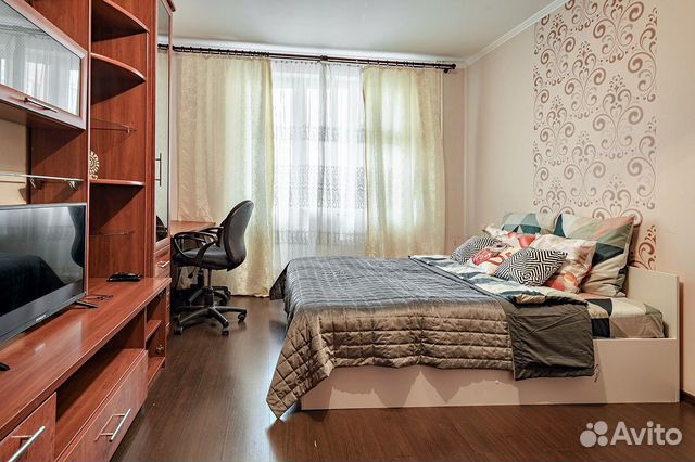 

1-к. квартира, 38 м², 2 кровати