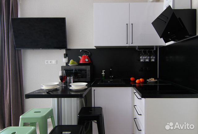 

Квартира-студия, 30 м², 2 кровати