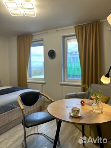 

Квартира-студия, 30 м², 2 кровати