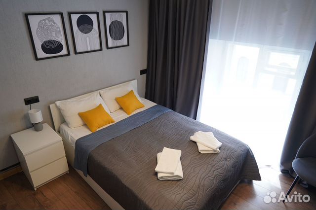 

Квартира-студия в апарт-отеле, 40 м², 2 кровати