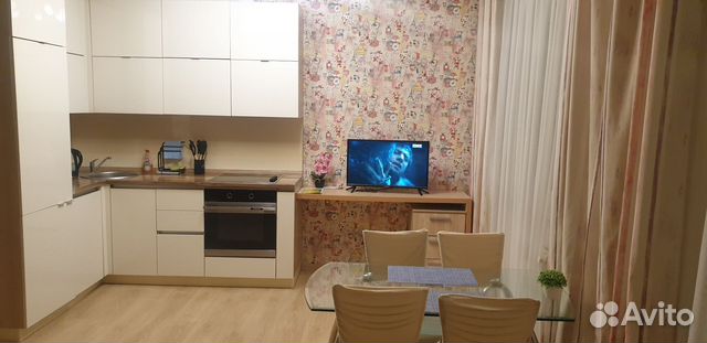 

Квартира-студия, 54 м², 2 кровати