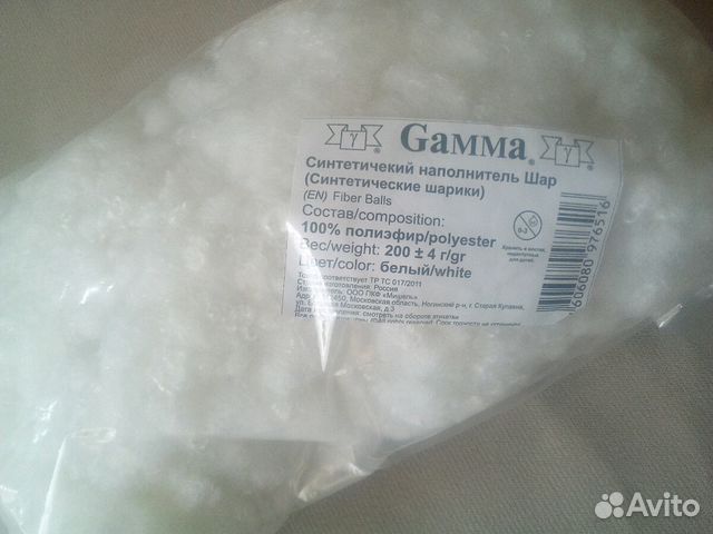 Плюшевая пряжа и наполнитель
