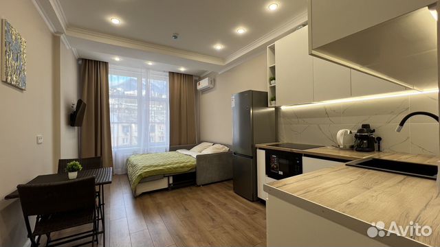

Квартира-студия, 26 м², 2 кровати