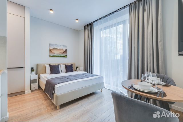 

Квартира-студия, 25 м², 1 кровать