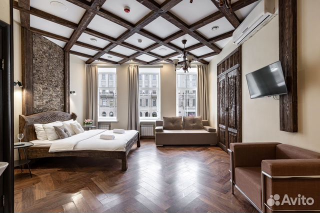 

Квартира-студия, 25 м², 2 кровати