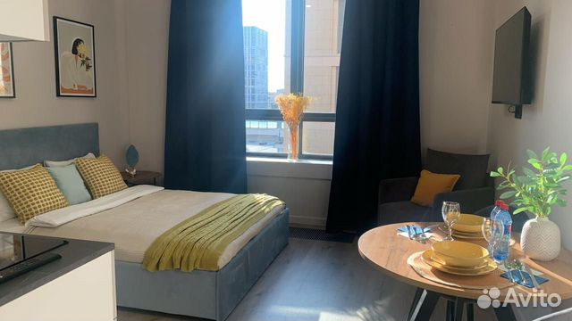 

Квартира-студия, 25 м², 1 кровать