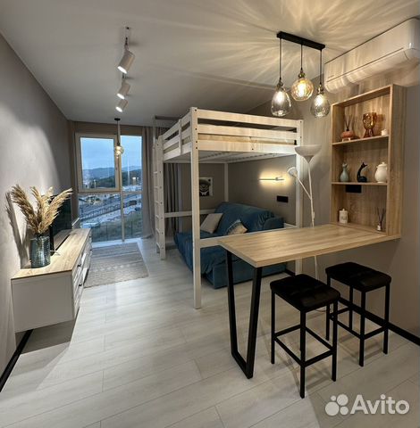 

Квартира-студия, 24 м², 2 кровати