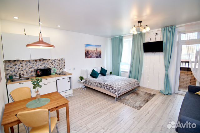 

Квартира-студия, 32 м², 2 кровати