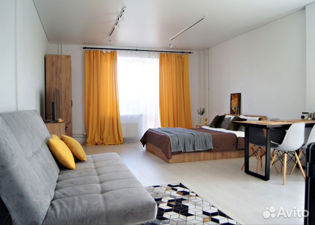 

Квартира-студия, 40 м², 2 кровати