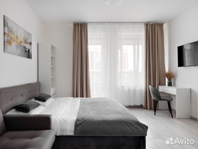 

Квартира-студия, 26 м², 2 кровати