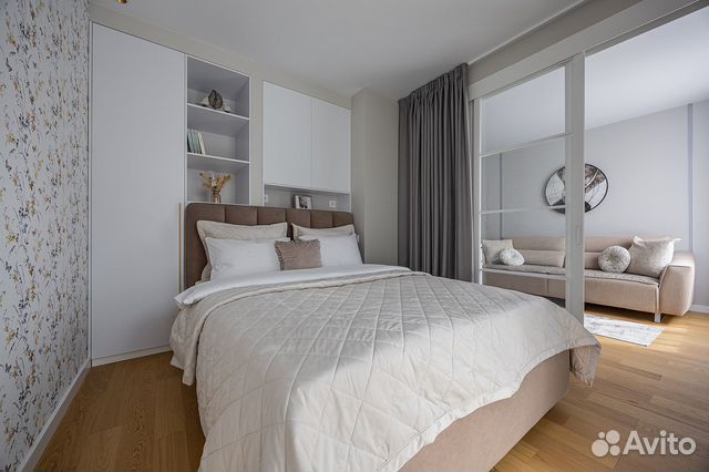 

1-к. квартира, 42 м², 2 кровати