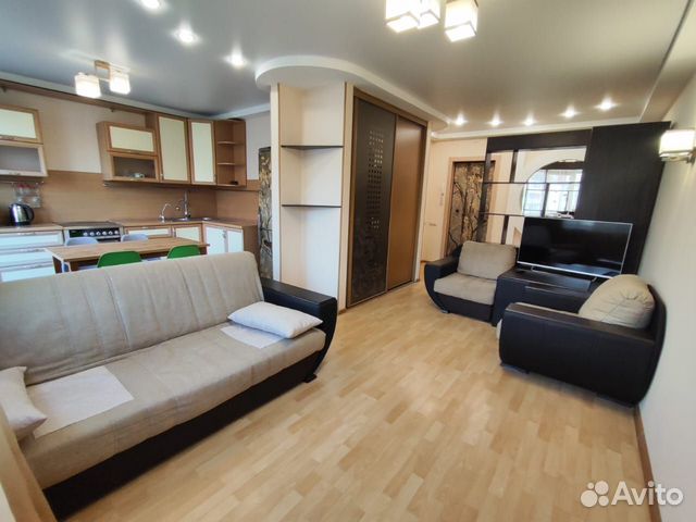 

1-к. квартира, 42 м², 2 кровати