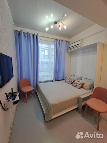 

Квартира-студия, 20 м², 2 кровати