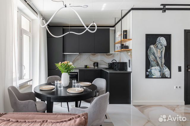 

Квартира-студия, 44 м², 2 кровати