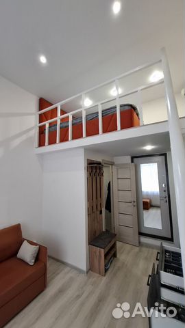 

Квартира-студия, 18 м², 2 кровати