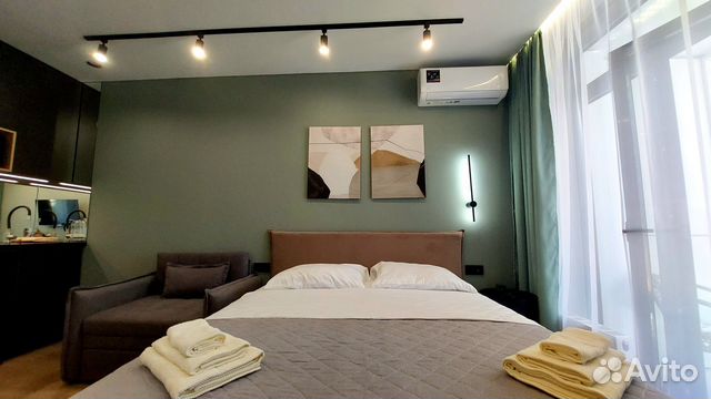 

Квартира-студия, 24 м², 2 кровати