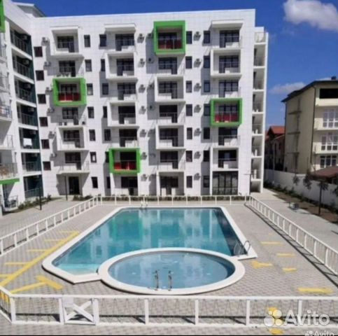 

Квартира-студия, 43 м², 2 кровати