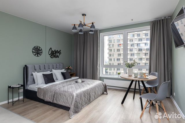 

Квартира-студия, 30 м², 1 кровать
