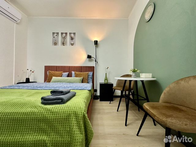 

Квартира-студия, 27 м², 2 кровати