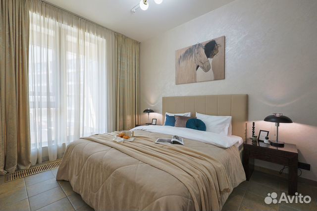 

1-к. квартира, 47 м², 2 кровати
