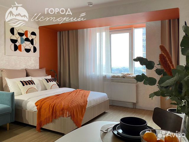 

Квартира-студия в апарт-отеле, 27 м², 2 кровати