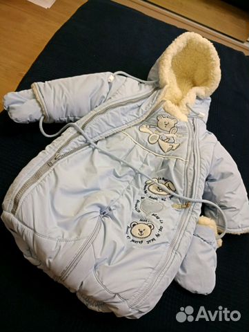 Конверт в коляску из овчины р.68