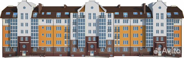 1-к квартира, 37.3 м², 4/6 эт.