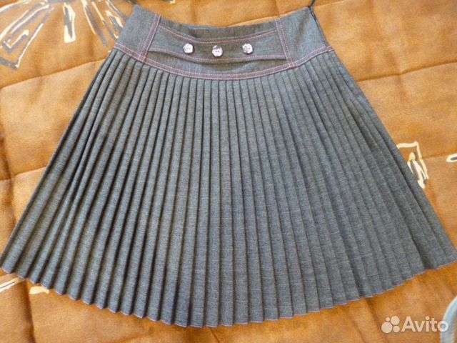 Школьная форма (юбка, брюки, жилет) для девочки