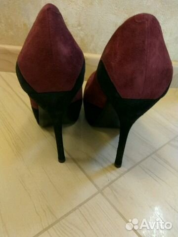 Новые туфли из натуральной замши, Франция 38 р Новые туфли из натуральной замши, Франция 38 р