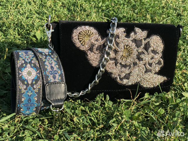 Сумка бархатная Gucci