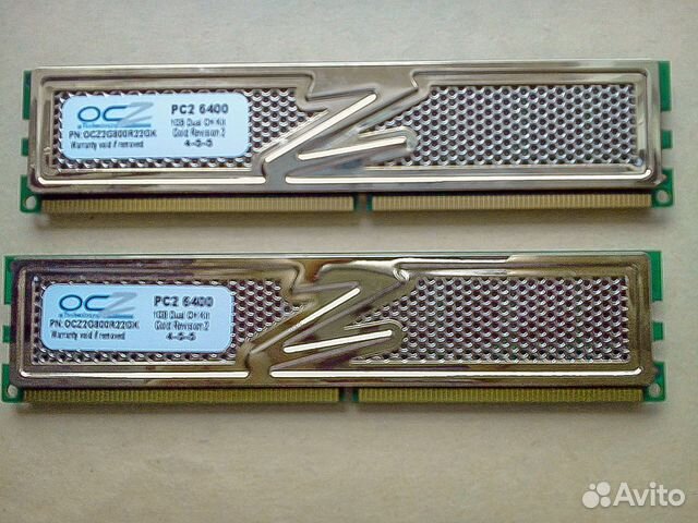 Комплект двухканальной памяти OCZ2G800R22GK