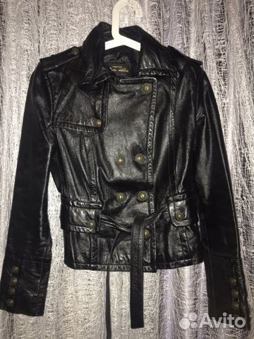 Куртка кожаная