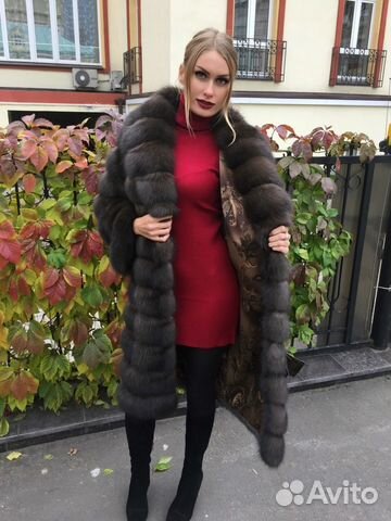 Шуба из баргузинского соболя Новая