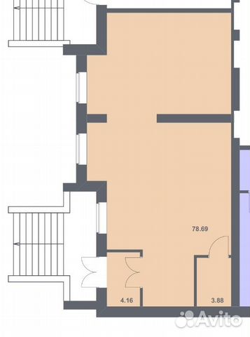 Свободного назначения 86.7 м² Свободного назначения 86.7 м²