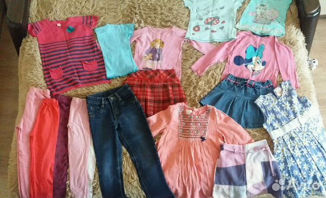 Пакет одежды для девочки 4-5 лет Пакет одежды для девочки 4-5 лет