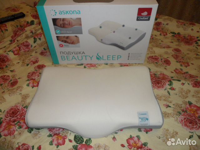 ортопедическая подушка askona beauty sleep -